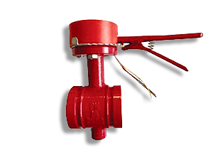 手柄信號蝶閥-溝槽蝶閥-手柄蝶閥